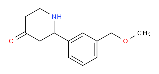 2-(3-(methoxymethyl)phenyl)piperidin-4-one