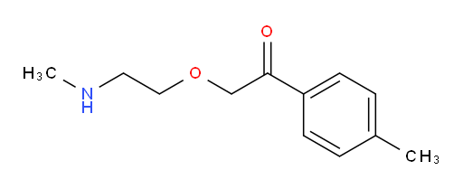 2-(2-(methylamino)ethoxy)-1-(p-tolyl)ethanone