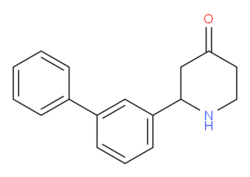 2-([1,1'-biphenyl]-3-yl)piperidin-4-one