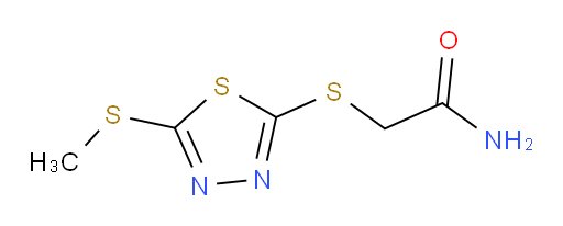 2-((5-(methylthio)-1,3,4-thiadiazol-2-yl)thio)acetamide