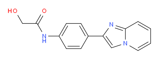 2-hydroxy-N-(4-(imidazo[1,2-a]pyridin-2-yl)phenyl)acetamide