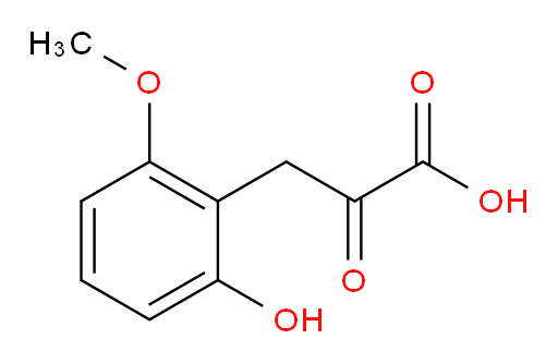 3-(2-hydroxy-6-methoxyphenyl)-2-oxopropanoic acid