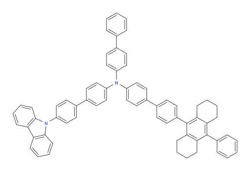 N-(4'-(9H-carbazol-9-yl)-[1,1'-biphenyl]-4-yl)-N-([1,1'-biphenyl]-4-yl)-4'-(10-phenyl-1,2,3,4,5,6,7,8-octahydroanthracen-9-yl)-[1,1'-biphenyl]-4-amine