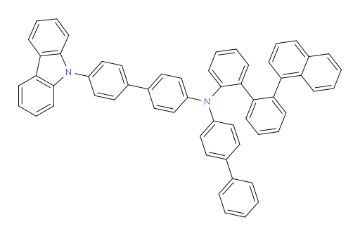 N-(4'-(9H-carbazol-9-yl)-[1,1'-biphenyl]-4-yl)-N-([1,1'-biphenyl]-4-yl)-2'-(naphthalen-1-yl)-[1,1'-biphenyl]-2-amine