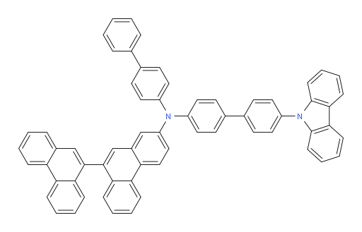 N-(4'-(9H-carbazol-9-yl)-[1,1'-biphenyl]-4-yl)-N-([1,1'-biphenyl]-4-yl)-[9,9'-biphenanthren]-2-amine