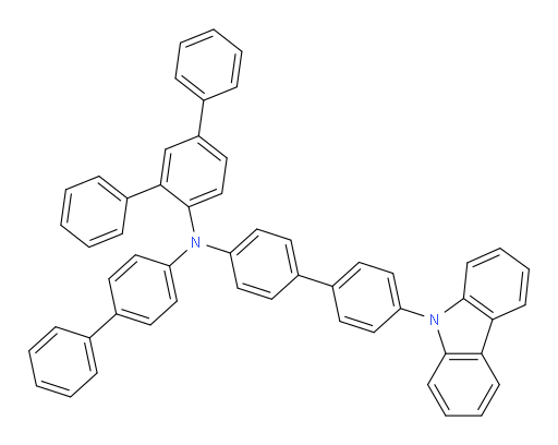 N-(4'-(9H-carbazol-9-yl)-[1,1'-biphenyl]-4-yl)-N-([1,1'-biphenyl]-4-yl)-[1,1':3',1''-terphenyl]-4'-amine