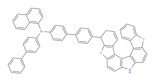 N-([1,1'-biphenyl]-4-yl)-N-(4'-(8,9-dihydro-4H-benzo[4,5]thieno[2,3-c]benzo[4,5]thieno[3,2-g]carbazol-8-yl)-[1,1'-biphenyl]-4-yl)naphthalen-1-amine