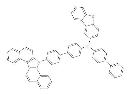 N-(4'-(7H-dibenzo[a,g]carbazol-7-yl)-[1,1'-biphenyl]-4-yl)-N-([1,1'-biphenyl]-4-yl)dibenzo[b,d]furan-2-amine
