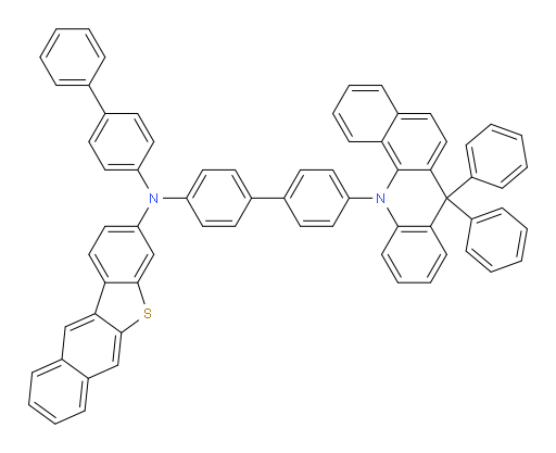 N-([1,1'-biphenyl]-4-yl)-N-(4'-(7,7-diphenylbenzo[c]acridin-12(7H)-yl)-[1,1'-biphenyl]-4-yl)benzo[b]naphtho[2,3-d]thiophen-3-amine
