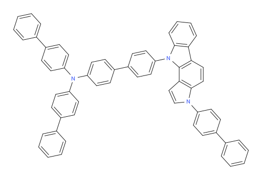 N,N-di([1,1'-biphenyl]-4-yl)-4'-(3-([1,1'-biphenyl]-4-yl)pyrrolo[3,2-a]carbazol-10(3H)-yl)-[1,1'-biphenyl]-4-amine