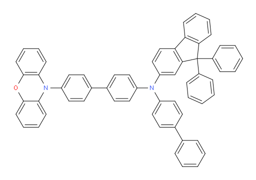 N-(4'-(10H-phenoxazin-10-yl)-[1,1'-biphenyl]-4-yl)-N-([1,1'-biphenyl]-4-yl)-9,9-diphenyl-9H-fluoren-2-amine