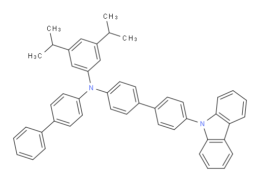 N-([1,1'-biphenyl]-4-yl)-4'-(9H-carbazol-9-yl)-N-(3,5-diisopropylphenyl)-[1,1'-biphenyl]-4-amine