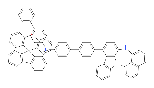 N-(4'-(4H-naphtho[1',8':5,6,7][1,4]diazepino[3,2,1-jk]carbazol-7-yl)-[1,1'-biphenyl]-4-yl)-N-([1,1'-biphenyl]-4-yl)spiro[fluorene-9,9'-xanthen]-1-amine