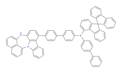 N-(4'-(4H-naphtho[1',8':5,6,7][1,4]diazepino[3,2,1-jk]carbazol-7-yl)-[1,1'-biphenyl]-4-yl)-N-([1,1'-biphenyl]-4-yl)-9,9'-spirobi[fluoren]-4-amine