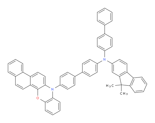 N-(4'-(7H-naphtho[1,2-c]phenoxazin-7-yl)-[1,1'-biphenyl]-4-yl)-N-([1,1'-biphenyl]-4-yl)-9,9-dimethyl-9H-fluoren-2-amine