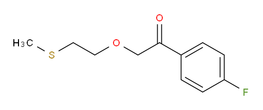1-(4-fluorophenyl)-2-(2-(methylthio)ethoxy)ethanone