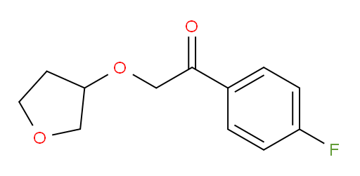 1-(4-fluorophenyl)-2-((tetrahydrofuran-3-yl)oxy)ethanone