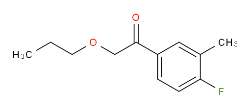 1-(4-fluoro-3-methylphenyl)-2-propoxyethanone