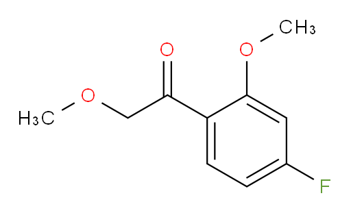 1-(4-fluoro-2-methoxyphenyl)-2-methoxyethanone