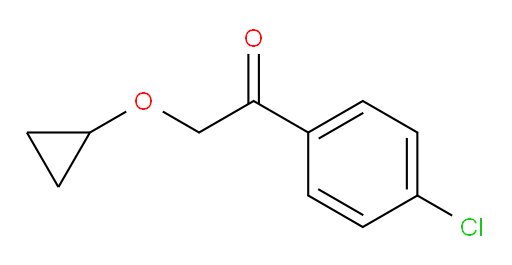 1-(4-chlorophenyl)-2-cyclopropoxyethanone