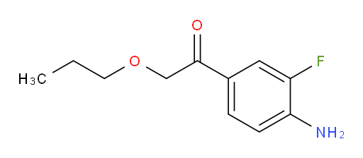 1-(4-amino-3-fluorophenyl)-2-propoxyethanone