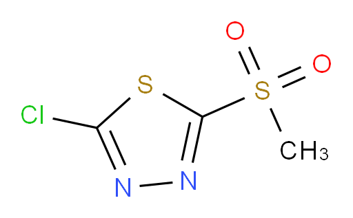 2-chloro-5-(methylsulfonyl)-1,3,4-thiadiazole