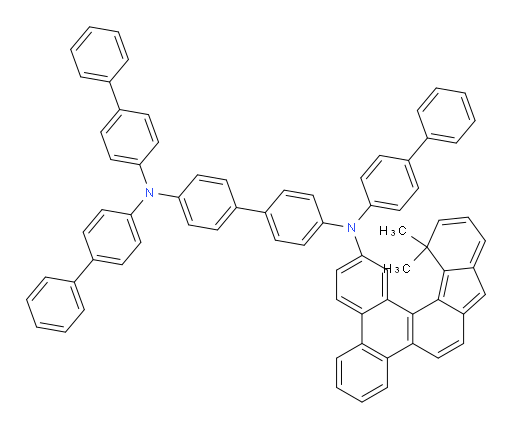 N4,N4,N4'-tri([1,1'-biphenyl]-4-yl)-N4'-(11,11-dimethyl-11H-indeno[1,2-a]triphenylen-13-yl)-[1,1'-biphenyl]-4,4'-diamine
