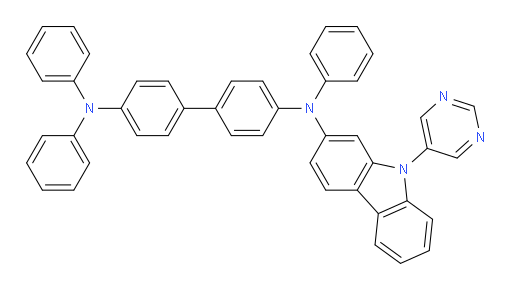 N4,N4,N4'-triphenyl-N4'-(9-(pyrimidin-5-yl)-9H-carbazol-2-yl)-[1,1'-biphenyl]-4,4'-diamine