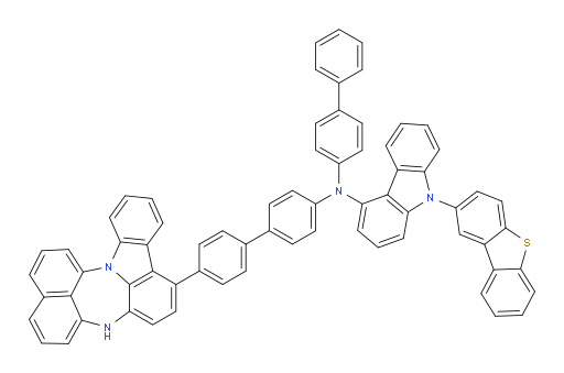 N-(4'-(4H-naphtho[1',8':5,6,7][1,4]diazepino[3,2,1-jk]carbazol-7-yl)-[1,1'-biphenyl]-4-yl)-N-([1,1'-biphenyl]-4-yl)-9-(dibenzo[b,d]thiophen-2-yl)-9H-carbazol-4-amine
