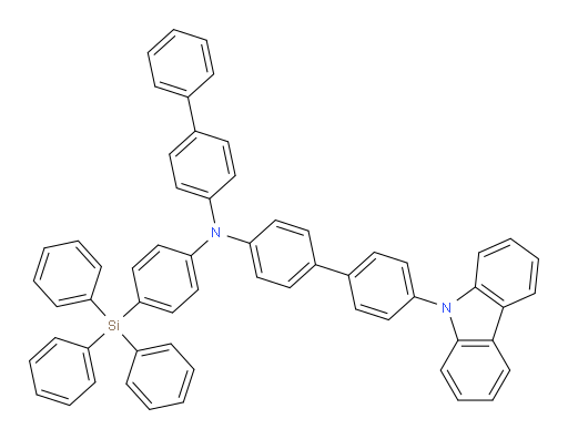 N-([1,1'-biphenyl]-4-yl)-4'-(9H-carbazol-9-yl)-N-(4-(triphenylsilyl)phenyl)-[1,1'-biphenyl]-4-amine