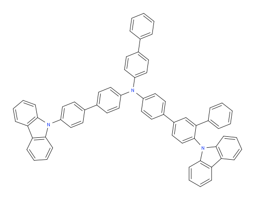 N-(4'-(9H-carbazol-9-yl)-[1,1'-biphenyl]-4-yl)-N-([1,1'-biphenyl]-4-yl)-4'-(9H-carbazol-9-yl)-[1,1':3',1''-terphenyl]-4-amine