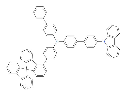 N-(4-(9,9'-spirobi[fluoren]-4-yl)phenyl)-N-([1,1'-biphenyl]-4-yl)-4'-(9H-carbazol-9-yl)-[1,1'-biphenyl]-4-amine