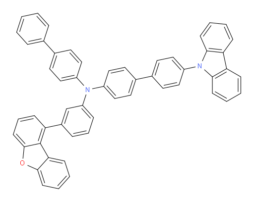 N-([1,1'-biphenyl]-4-yl)-4'-(9H-carbazol-9-yl)-N-(3-(dibenzo[b,d]furan-1-yl)phenyl)-[1,1'-biphenyl]-4-amine