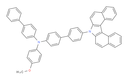 N-([1,1'-biphenyl]-4-yl)-4'-(7H-dibenzo[c,g]carbazol-7-yl)-N-(4-methoxyphenyl)-[1,1'-biphenyl]-4-amine