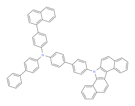 N-([1,1'-biphenyl]-4-yl)-4'-(7H-dibenzo[a,g]carbazol-7-yl)-N-(4-(naphthalen-1-yl)phenyl)-[1,1'-biphenyl]-4-amine