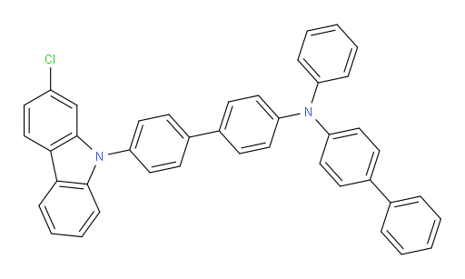 N-([1,1'-biphenyl]-4-yl)-4'-(2-chloro-9H-carbazol-9-yl)-N-phenyl-[1,1'-biphenyl]-4-amine