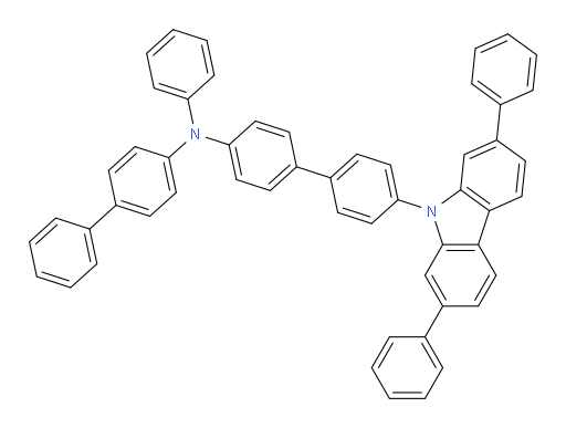 N-([1,1'-biphenyl]-4-yl)-4'-(2,7-diphenyl-9H-carbazol-9-yl)-N-phenyl-[1,1'-biphenyl]-4-amine