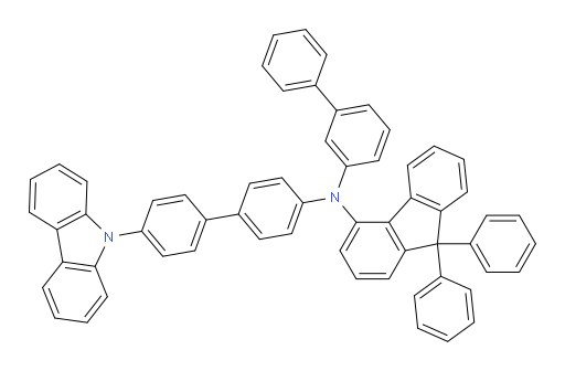 N-(4'-(9H-carbazol-9-yl)-[1,1'-biphenyl]-4-yl)-N-([1,1'-biphenyl]-3-yl)-9,9-diphenyl-9H-fluoren-4-amine