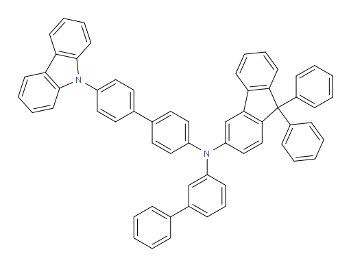 N-(4'-(9H-carbazol-9-yl)-[1,1'-biphenyl]-4-yl)-N-([1,1'-biphenyl]-3-yl)-9,9-diphenyl-9H-fluoren-3-amine