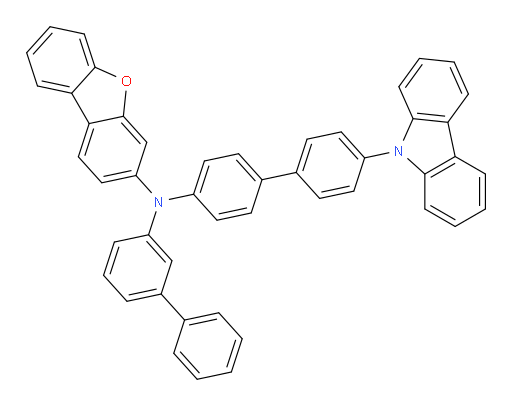 N-(4'-(9H-carbazol-9-yl)-[1,1'-biphenyl]-4-yl)-N-([1,1'-biphenyl]-3-yl)dibenzo[b,d]furan-3-amine