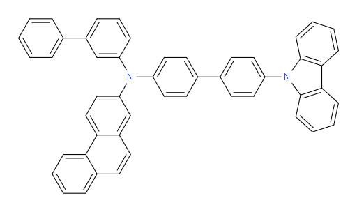 N-(4'-(9H-carbazol-9-yl)-[1,1'-biphenyl]-4-yl)-N-([1,1'-biphenyl]-3-yl)phenanthren-2-amine