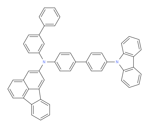 N-(4'-(9H-carbazol-9-yl)-[1,1'-biphenyl]-4-yl)-N-([1,1'-biphenyl]-3-yl)fluoranthen-2-amine
