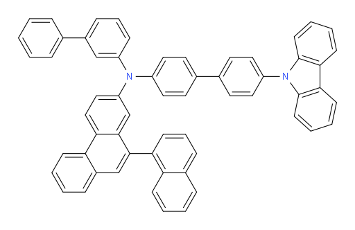 N-(4'-(9H-carbazol-9-yl)-[1,1'-biphenyl]-4-yl)-N-([1,1'-biphenyl]-3-yl)-10-(naphthalen-1-yl)phenanthren-2-amine