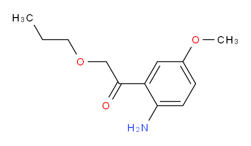 1-(2-amino-5-methoxyphenyl)-2-propoxyethanone