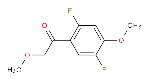 1-(2,5-difluoro-4-methoxyphenyl)-2-methoxyethanone