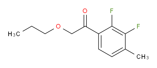 1-(2,3-difluoro-4-methylphenyl)-2-propoxyethanone