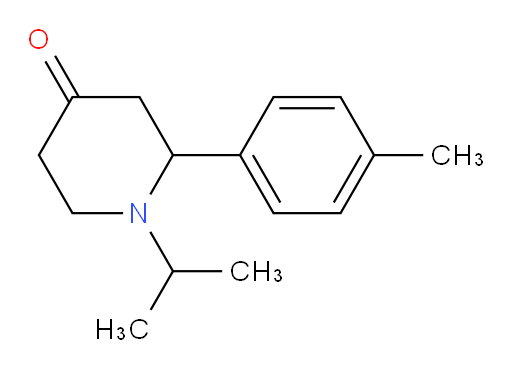 1-isopropyl-2-(p-tolyl)piperidin-4-one