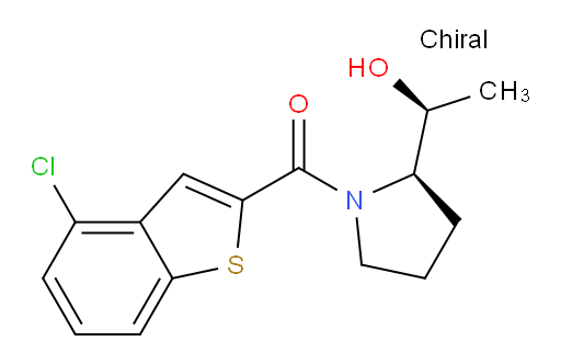 (4-chlorobenzo[b]thiophen-2-yl)((R)-2-((S)-1-hydroxyethyl)pyrrolidin-1-yl)methanone