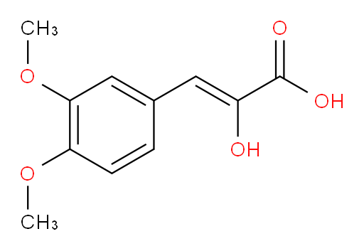 (Z)-3-(3,4-dimethoxyphenyl)-2-hydroxyacrylic acid