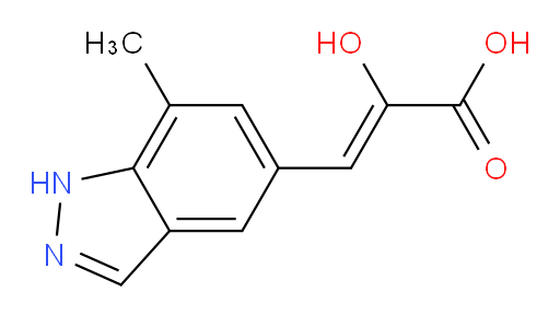 (Z)-2-hydroxy-3-(7-methyl-1H-indazol-5-yl)acrylic acid